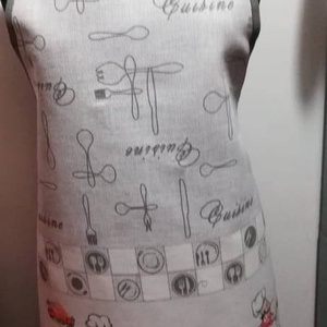 Kötény szett, francia szakácsok.... - otthon & életmód - konyhafelszerelés, tálalás - konyhai textil - kötény - Meska.hu