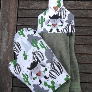 Nyúlseriff  Mexikóban.....konyhai kéztörlő szett, Otthon & Életmód, Konyhafelszerelés, tálalás, Konyhai textil, Konyharuha & Törlőkendő, Varrás, MESKA