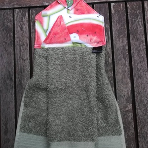 Konyhai kéztörlő, görögdinnyés - otthon & életmód - konyhafelszerelés, tálalás - konyhai textil - konyharuha & törlőkendő - Meska.hu