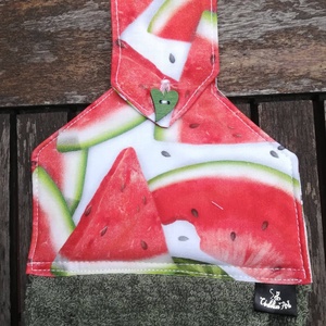 Konyhai kéztörlő, görögdinnyés, Otthon & Életmód, Konyhafelszerelés, tálalás, Konyhai textil, Konyharuha & Törlőkendő, Varrás, MESKA