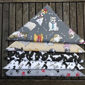 5 db textil szalvéta, kutyák, , Otthon & Életmód, Konyhafelszerelés, tálalás, Konyhai textil, Szalvéta, Varrás, MESKA