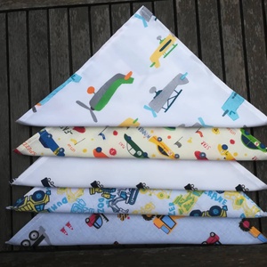 5 db textil szalvéta, jármúvek, Otthon & Életmód, Konyhafelszerelés, tálalás, Konyhai textil, Szalvéta, Varrás, MESKA