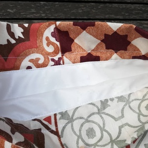 Kenyeres zsák, PUL-lal bélelt, csempe mintás - táska & tok - bevásárlás & shopper táska - kenyeres zsák - Meska.hu