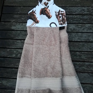 Barna lovak......  konyhai kéztörlő - otthon & életmód - konyhafelszerelés, tálalás - konyhai textil - konyharuha & törlőkendő - Meska.hu