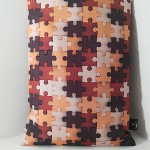 Könyvtok ajándék könyvjelzővel, puzzle, Könyv & Zene, Könyvtok, Varrás, MESKA