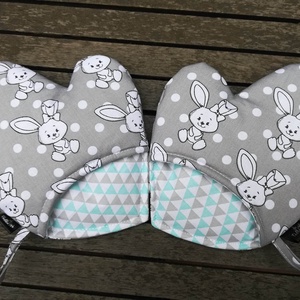 Edényfogó , húsvét, nyulacskák, Otthon & Életmód, Konyhafelszerelés, tálalás, Konyhai textil, Edényfogó & Edényfedő, Varrás, MESKA