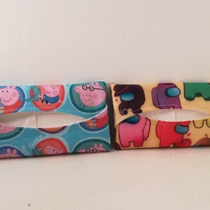 Papírzsepi tartó, Peppa malac - táska & tok - pénztárca & más tok - zsebkendőtartó tok - Meska.hu