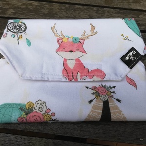 Ujraszalvéta, kis róka indián táborban, Táska & Tok, Uzsonna- & Ebéd tartó, Szendvics csomagoló, Varrás, MESKA