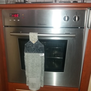 Retro,  bakelit és hangjegyek....... konyhai törlő - otthon & életmód - konyhafelszerelés, tálalás - konyhai textil - konyharuha & törlőkendő - Meska.hu