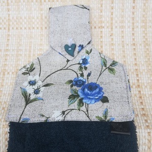 Kék rózsa.....konyhai kéztörlő , Otthon & Életmód, Konyhafelszerelés, tálalás, Konyhai textil, Konyharuha & Törlőkendő, Varrás, MESKA