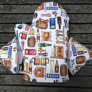 Edényfogó kesztyű és fülfogók, sörös, Otthon & Életmód, Konyhafelszerelés, tálalás, Konyhai textil, Edényfogó & Edényfedő, , MESKA