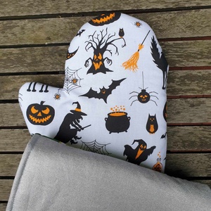 Edényfogó kesztyű, halloween  - otthon & életmód - konyhafelszerelés, tálalás - konyhai textil - edényfogó & edényfedő - Meska.hu