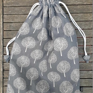 Kenyeres zsák, PUL-lal bélelt, lombkoronák - Meska.hu