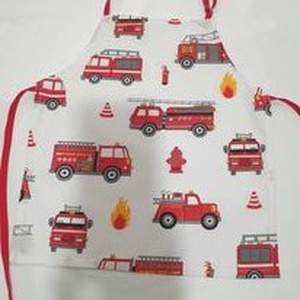 Kötény, tűzoltós - otthon & életmód - konyhafelszerelés, tálalás - konyhai textil - kötény - Meska.hu