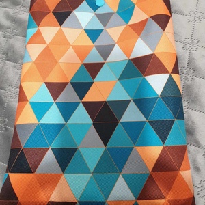 Színes háromszögek...  könyvtok, Könyv & Zene, Könyvtok, Varrás, MESKA