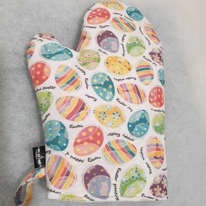 Edényfogó kesztyű, húsvéti tojások - Meska.hu