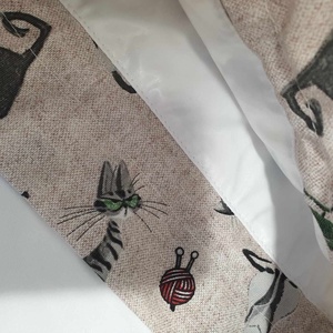 Kenyeres zsák PUL béléssel, cica arisztokraták, UTOLSÓ - táska & tok - bevásárlás & shopper táska - kenyeres zsák - Meska.hu