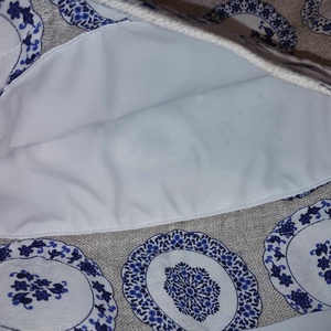 Kenyeres zsák PUL béléssel, porcelán tányérok..... - táska & tok - bevásárlás & shopper táska - kenyeres zsák - Meska.hu
