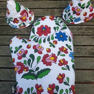 Edényfogó szett kalocsai mintás, Otthon & Életmód, Konyhafelszerelés, tálalás, Konyhai textil, Edényfogó & Edényfedő, Varrás, MESKA