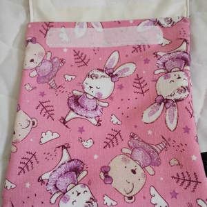 Snackbag,  táncoló nyuszik és mackók - táska & tok - uzsonna- & ebéd tartó - szendvics csomagoló - Meska.hu