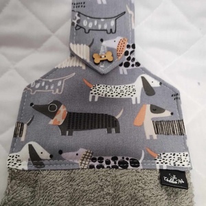 Tacskók....konyhai kéztörlő, Otthon & Életmód, Konyhafelszerelés, tálalás, Konyhai textil, Konyharuha & Törlőkendő, Varrás, MESKA