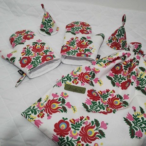 Kenyeres zsák PUL béléssel, népi motívumokkal, matyó - táska & tok - bevásárlás & shopper táska - kenyeres zsák - Meska.hu