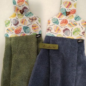 Konyhai kéztörlő, hímes tojások - otthon & életmód - konyhafelszerelés, tálalás - konyhai textil - konyharuha & törlőkendő - Meska.hu