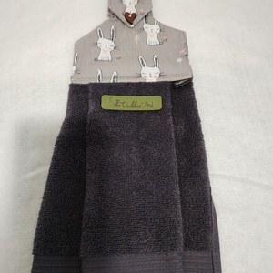 Konyhai kéztörlő, nyuszkók - otthon & életmód - konyhafelszerelés, tálalás - konyhai textil - konyharuha & törlőkendő - Meska.hu