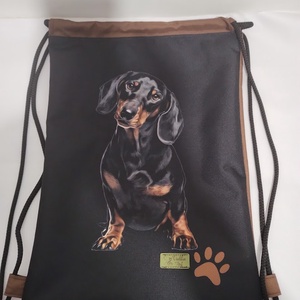 Hátizsák, gymbag, tacskó, Táska & Tok, Hátizsák, Tornazsák, Gymbag, Varrás, MESKA