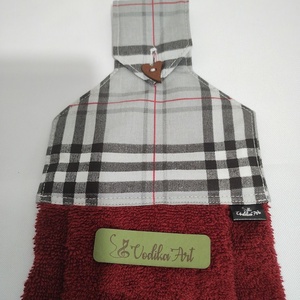 Konyhai kéztörlő,  burberry kockás - Meska.hu