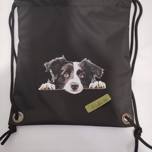Hátizsák, gymbag,  bprder collie - Meska.hu
