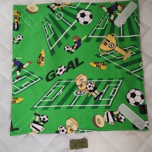 Snackbag,  foci, zöld-fehér - táska & tok - uzsonna- & ebéd tartó - szendvics csomagoló - Meska.hu