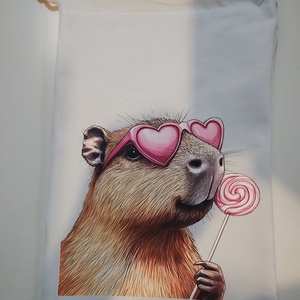 Tisztasági zsák, capybara - Meska.hu