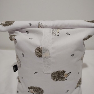 NoWaste, ujraszalvéta, süni - táska & tok - uzsonna- & ebéd tartó - szendvics csomagoló - Meska.hu