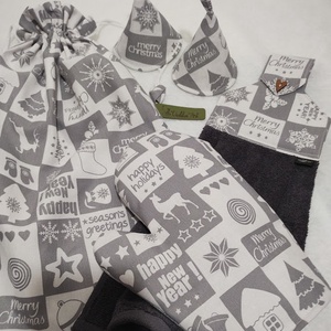 Konyhai kéztörlő,  happy holiday... - otthon & életmód - konyhafelszerelés, tálalás - konyhai textil - konyharuha & törlőkendő - Meska.hu