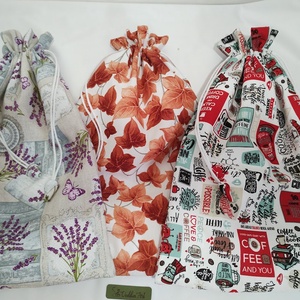 Kenyeres zsák PUL béléssel, levendulás... - táska & tok - bevásárlás & shopper táska - kenyeres zsák - Meska.hu