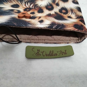 Könyvtok, leopárd mintás - könyv & zene - könyvtok - Meska.hu