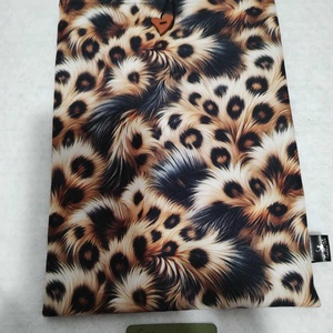 Könyvtok, leopárd mintás, Könyv & Zene, Könyvtok, Varrás, MESKA