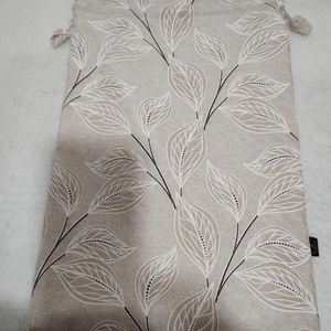 Kenyeres zsák PUL béléssel, beige - fehér levelek...., Táska & Tok, Bevásárlás & Shopper táska, Kenyeres zsák, Varrás, MESKA