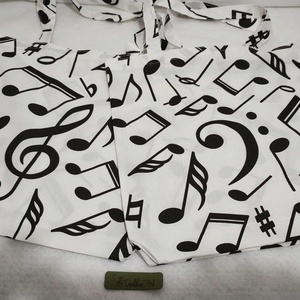 Hangjegyes bevásárló táska, öko szatyor,  - táska & tok - bevásárlás & shopper táska - shopper, textiltáska, szatyor - Meska.hu Hangjegyes bevásárló táska, öko szatyor,  - táska & tok - bevásárlás & shopper táska - shopper, textiltáska, szatyor - Meska.hu