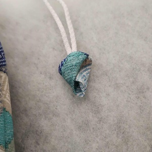 Kenyeres zsák, PUL-lal bélelt, kék-türkiz körök - táska & tok - bevásárlás & shopper táska - kenyeres zsák - Meska.hu