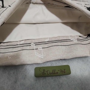 Kenyeres zsák, PUL-lal bélelt, cicák a kottában... - táska & tok - bevásárlás & shopper táska - kenyeres zsák - Meska.hu