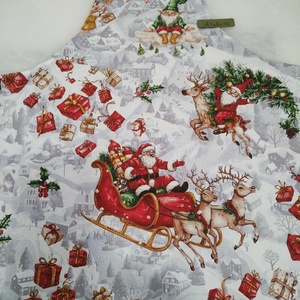 Karácsonyi  gyerek kötény 10-14 évesre - Meska.hu