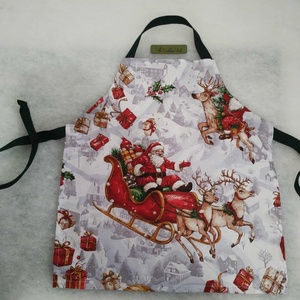 Karácsonyi gyerek kötény 3-6 évesre - otthon & életmód - konyhafelszerelés, tálalás - konyhai textil - kötény - Meska.hu