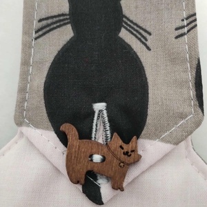 Konyhai kéztörlő,  durcás cicák... - otthon & életmód - konyhafelszerelés, tálalás - konyhai textil - konyharuha & törlőkendő - Meska.hu