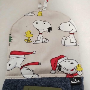 Baba törölköző, ovis törölköző, Snoopy és sok kicsi woodstock - Meska.hu