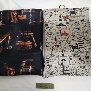 Könyvtok vízlepergető anyagból....... könyvek - könyv & zene - könyvtok - Meska.hu