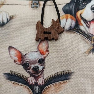 Könyvtok,  kutyusok kukucskálnak a cipzár mögül - könyv & zene - könyvtok - Meska.hu