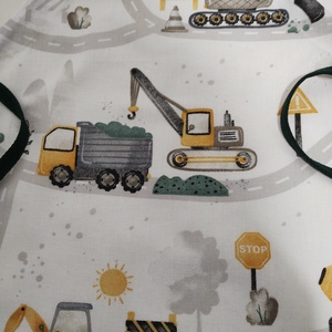 Munkagépek,  gyerek kötény 3-6 évesre - otthon & életmód - konyhafelszerelés, tálalás - konyhai textil - kötény - Meska.hu