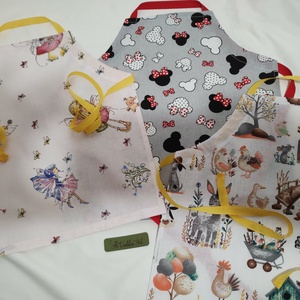 Katick,  gyerek kötény 3-6 évesre - otthon & életmód - konyhafelszerelés, tálalás - konyhai textil - kötény - Meska.hu